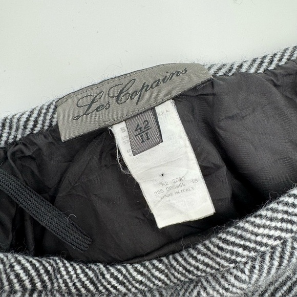 Les Copains Herringbone Wool‑Blend Midi Skirt – Made in Italy - Picture 2 of 8